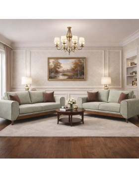 Σετ Καναπές 3θέσιος και 2θέσιος Κάιρο ελληνικής κατασκευής 230x90 και 180x90