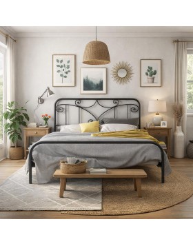 Κρεβάτι σιδερένιο Roxan βαρέως τύπου Ελληνικής κατασκευής