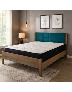 Κρεβάτι ξύλινο Aria ελληνικής κατασκευής 