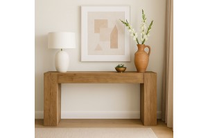 Κονσόλα Chora απο μασίφ ξύλο πεύκο ελληνικής κατασκευής 150Χ35Χ75Υ