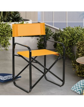 Καρέκλα σκηνοθέτη μεταλλική ελληνικής κατασκευής 43x47Bx85