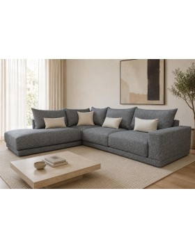 Καναπές γωνία Prestige ελληνικής κατασκευής 310x240x103