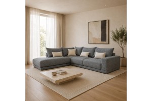 Καναπές γωνία Prestige ελληνικής κατασκευής 310x240x103