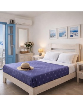 Κρεβάτι βάση απο μασίφ ξύλο πευκό ελληνικής κατασκευής Αμοργός