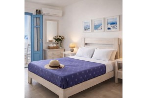 Κρεβάτι βάση απο μασίφ ξύλο πευκό ελληνικής κατασκευής Αμοργός