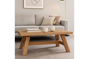 Τραπεζάκι σαλονιού Κύθηρα απο μασίφ πεύκο 115x65Bx44Y