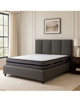 Κρεβάτι υφασμάτινο Kira ελληνικής κατασκευής 