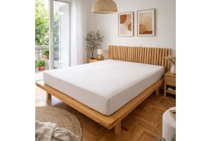 Κρεβάτι-βάση από μασίφ Πεύκο 8εκ με κεφαλάρι Ελληνικής κατασκευής 160x200