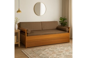 Καναπές κρεβάτι Κίμωλος με Συρόμενο μηχανισμό ελληνικής κατασκευής 205Μ*86Β*83ΥΒ