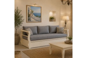Καναπές Δήλος ελληνικής κατασκευής  215MX85BX91