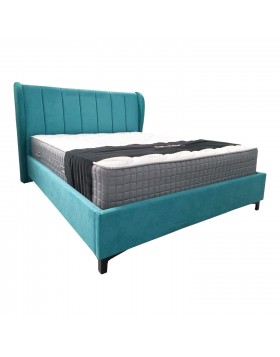 Stock Υφασμάτινο κρεβάτι Lucy 160x200 ελληνικής κατασκευής