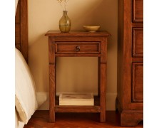 Κομοδίνο Μασιφ ξυλο με 1 συρτάρι 40x30Βx60Υεκ