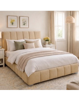 Κρεβάτι υφασμάτινο Kace ελληνικής κατασκευής