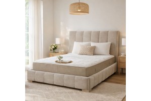 Κρεβάτι υφασμάτινο Kace ελληνικής κατασκευής