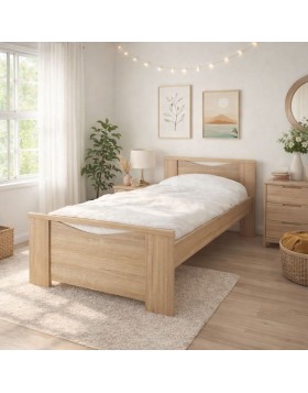 Κρεβάτι ξύλινο Silas παιδικό ελληνικής κατασκευής