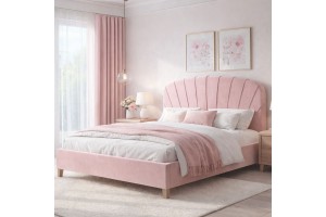 Κρεβάτι υφασμάτινο Margaret ελληνικής κατασκευής 160x200