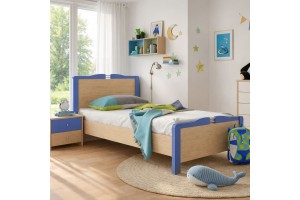 Κρεβάτι ξύλινο Julian ελληνικής κατασκευής 90x200