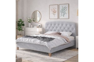 Κρεβάτι υφασμάτινο Cameron ελληνικής κατασκευής 160x200