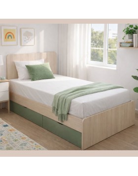 Κρεβάτι παιδικό ξύλινο Bryson ελληνικής κατασκευής