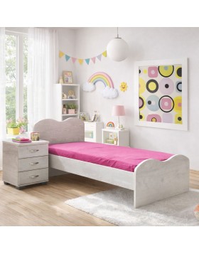 Κρεβάτι παιδικό ξύλινο Tate ελληνικής κατασκευής