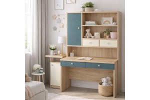 Γραφείο Willow με καπελιέρα ελληνικής κατασκευής 120Χ55ΒΧ74Υ