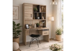 Γραφείο Esther με καπελιέρα ελληνικής κατασκευής 120Χ55ΒΧ74Υ