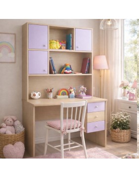 Γραφείο Amira με καπελιέρα ελληνικής κατασκευής 120Χ55ΒΧ74Υ