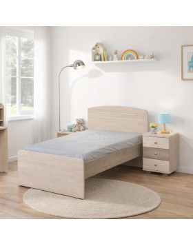 Κρεβάτι παιδικό ξύλινο Peter II ελληνικής κατασκευής