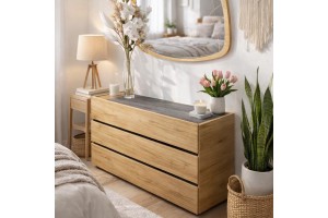 Συρταριέρα Josie 100Μ x 65Υ x 45Β με 3 συρτάρια ελληνικής κατασκευής 