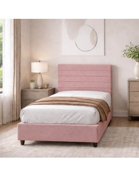 Κρεβάτι υφασμάτινο παιδικό Bennett Box ελληνικής κατασκευής 90x200