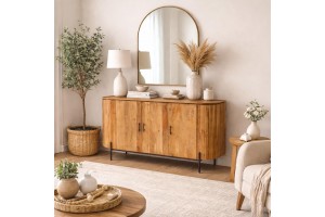 Μπουφές Loft απο μασιφ Ξύλο 160x40Βx90Υ.