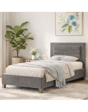 Κρεβάτι υφασμάτινο παιδικό Elion ελληνικής κατασκευής 90x200