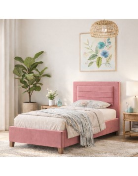 Κρεβάτι υφασμάτινο παιδικό Elion ελληνικής κατασκευής 90x200