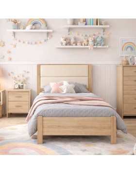 Κρεβάτι παιδικό ξύλινο CLOUD ελληνικής κατασκευής 90x200