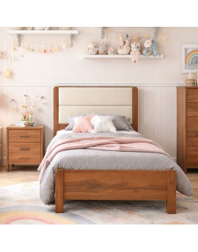 Κρεβάτι παιδικό ξύλινο CLOUD ελληνικής κατασκευής 90x200
