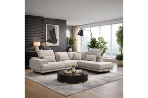 Καναπές γωνία Noble ελληνικής κατασκευής 320x240Γx100