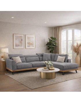 Καναπές γωνία ELYSIUM ελληνικής κατασκευής 320x240Γx100