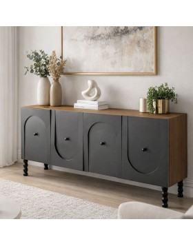 Μπουφές Νήσος ελληνικής κατασκευής 200x80x45B