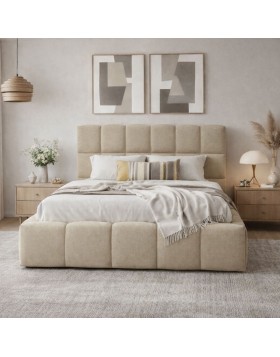 Κρεβάτι υφασμάτινο Serene ελληνικής κατασκευής 160x200 