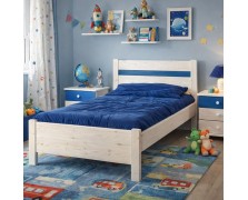 Κρεβάτι ξύλινο Dream από μασίφ πεύκο ελληνικής κατασκευής 