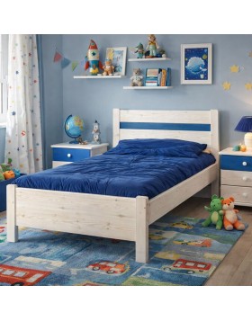 Κρεβάτι ξύλινο Dream από μασίφ πεύκο ελληνικής κατασκευής 