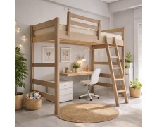 Σοφίτα Ξύλινη μασίφ Ελληνικής Κατασκευής 90x200