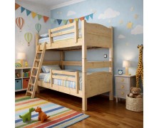 Κουκέτα διαιρούμενη Cloud από μασίφ πεύκο για στρωμα 90x200 