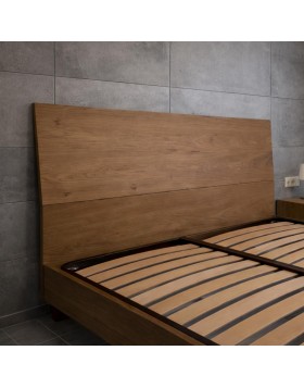 Κρεβάτι ξύλινο Loft με μαξιλάρες ελληνικής κατασκευής 160x200