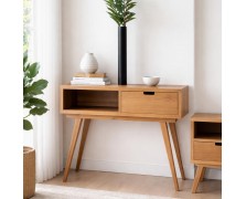 Κονσόλα ξύλινη Loft ελληνικής κατασκευής 90Mx40Bx83Y