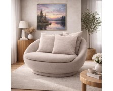 Πολυθρόνα Lounge ελληνικής κατασκευής Μ125xΒ105xΎ80 cm