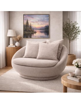 Πολυθρόνα Lounge ελληνικής κατασκευής Μ125xΒ105xΎ80 cm