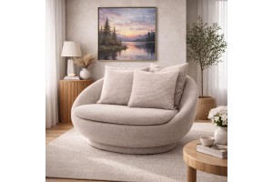 Πολυθρόνα Lounge ελληνικής κατασκευής Μ125xΒ105xΎ80 cm