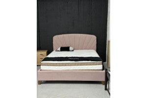 STOCK Κρεβάτι υφασμάτινο Margaret ελληνικής κατασκευής 160x200