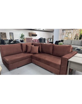 STOCK Καναπές-κρεβάτι γωνία Πάτμος με διπλό αποθηκευτικό χώρο 245Μx180x92Βεκ